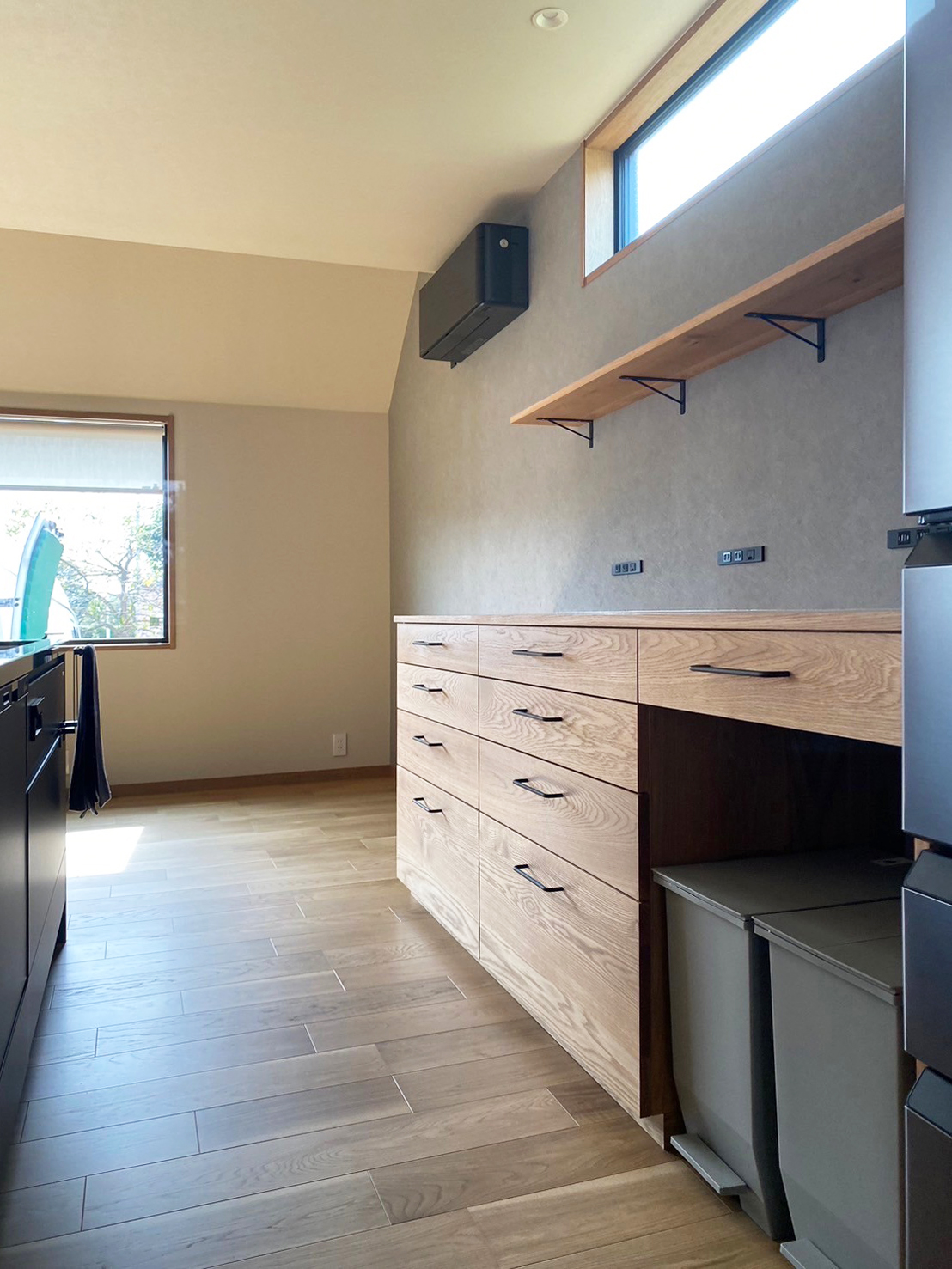 オーダー家具・オークのカップボード／関東・千葉