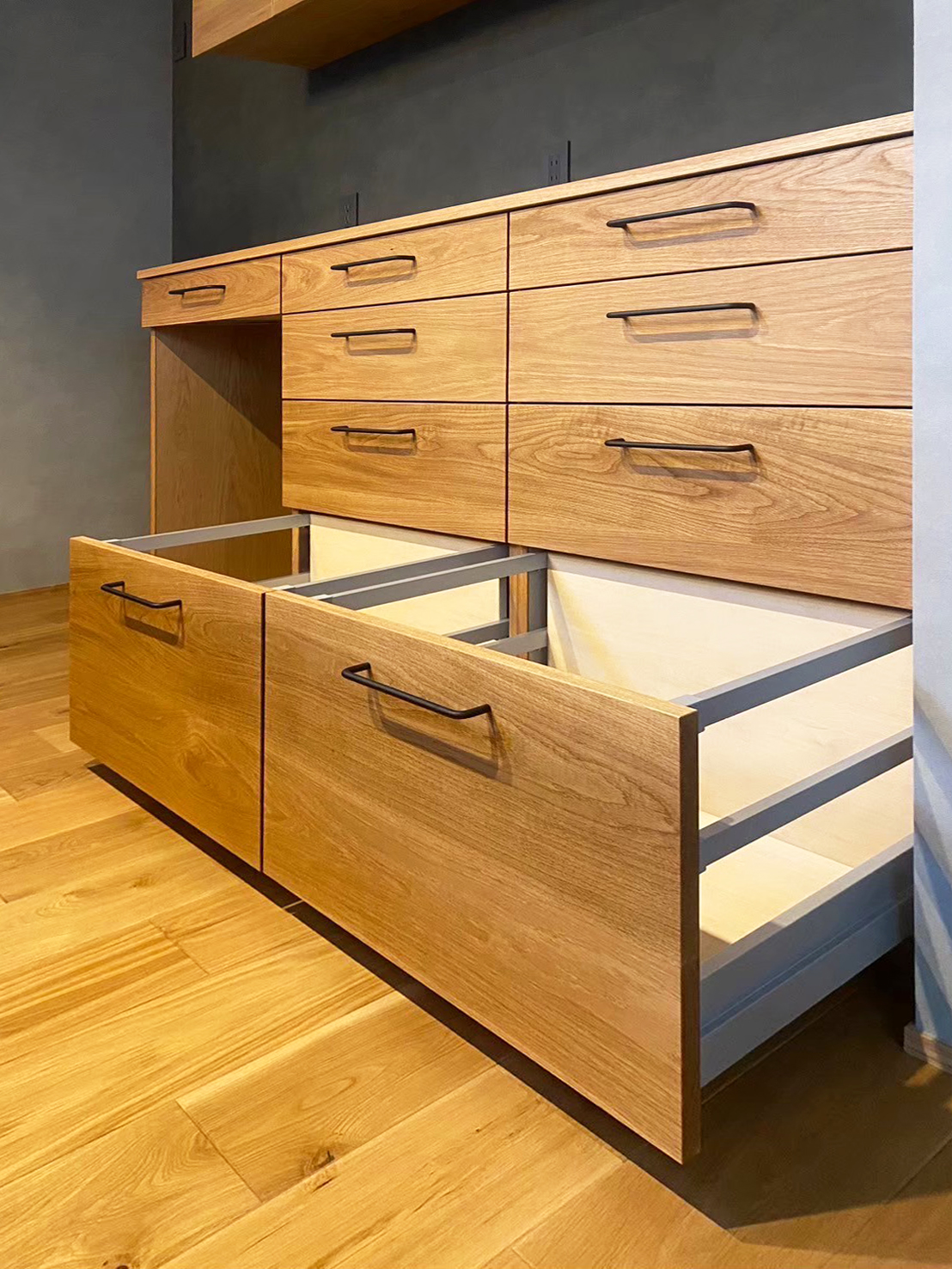 オーダー家具・オークのカップボード/関東・東京