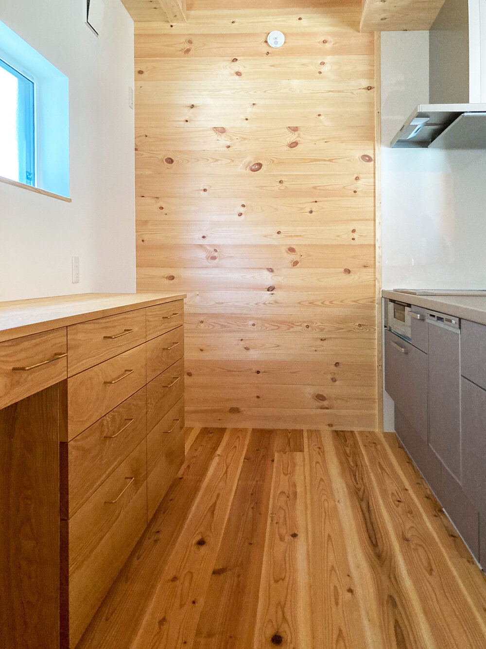 オーダー家具・タモのカップボード/関西・兵庫