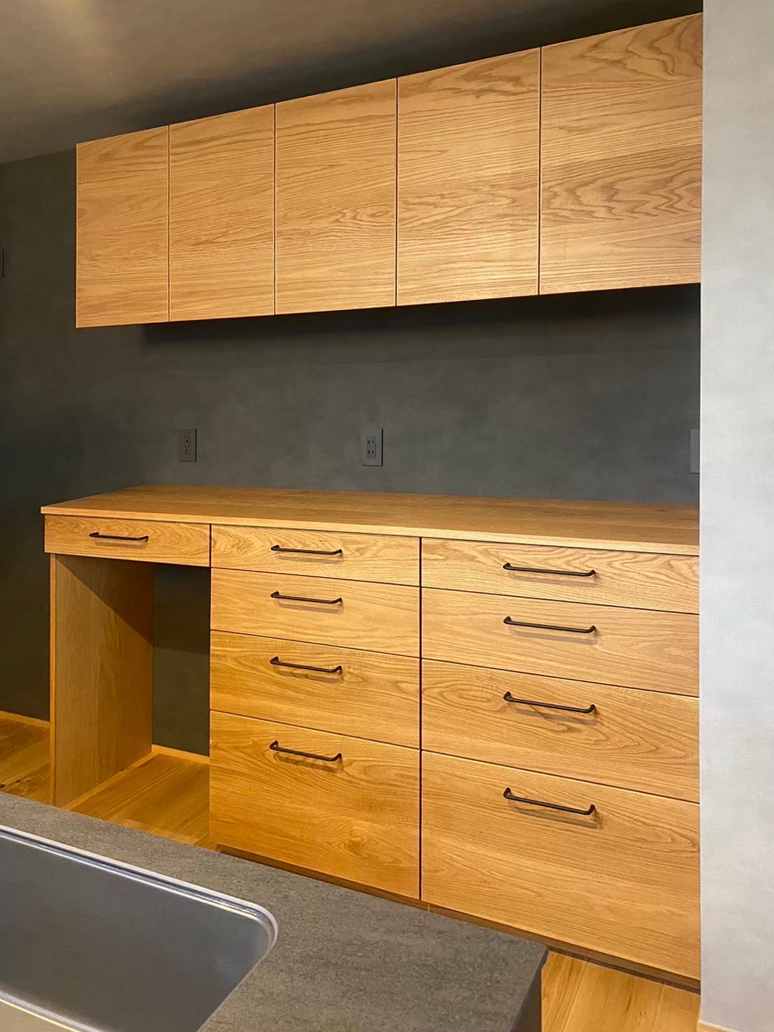 オーダー家具・オークのカップボード/関東・東京