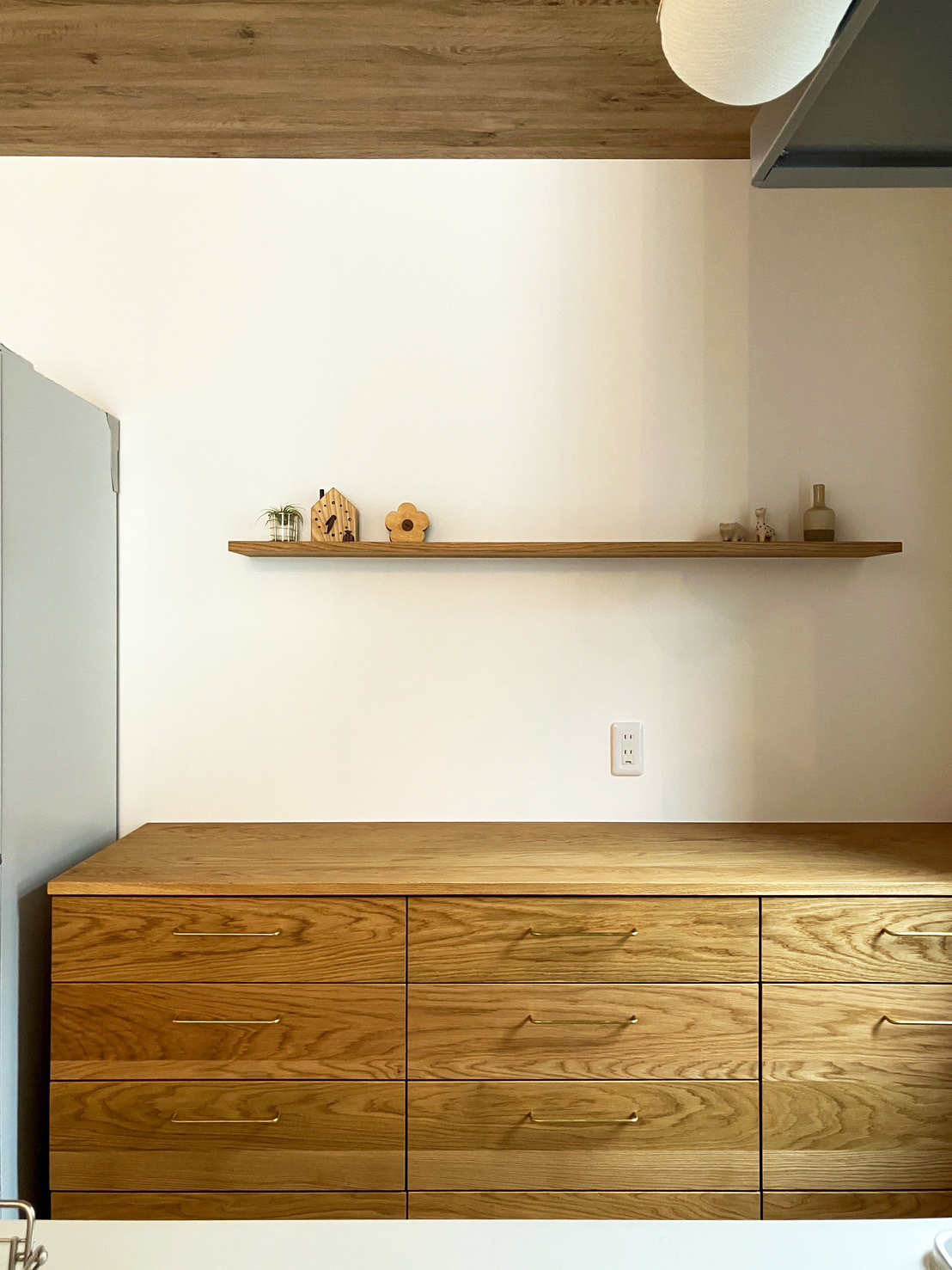 オーダー家具・オークのカップボード／関西・兵庫