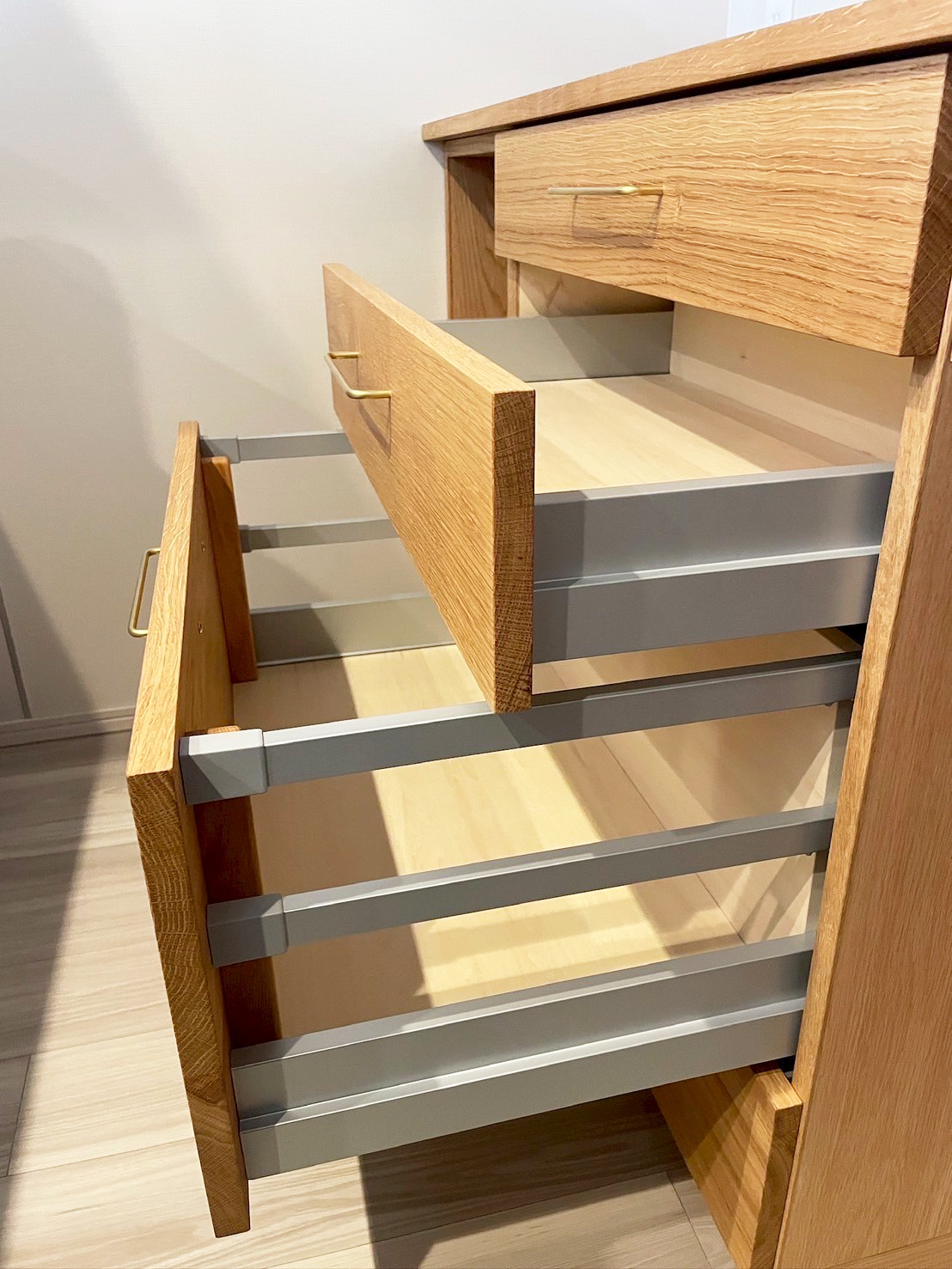 オーダー家具・オークのカップボード／関東・東京