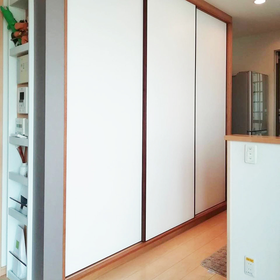 キッチン背面のリフォーム工事