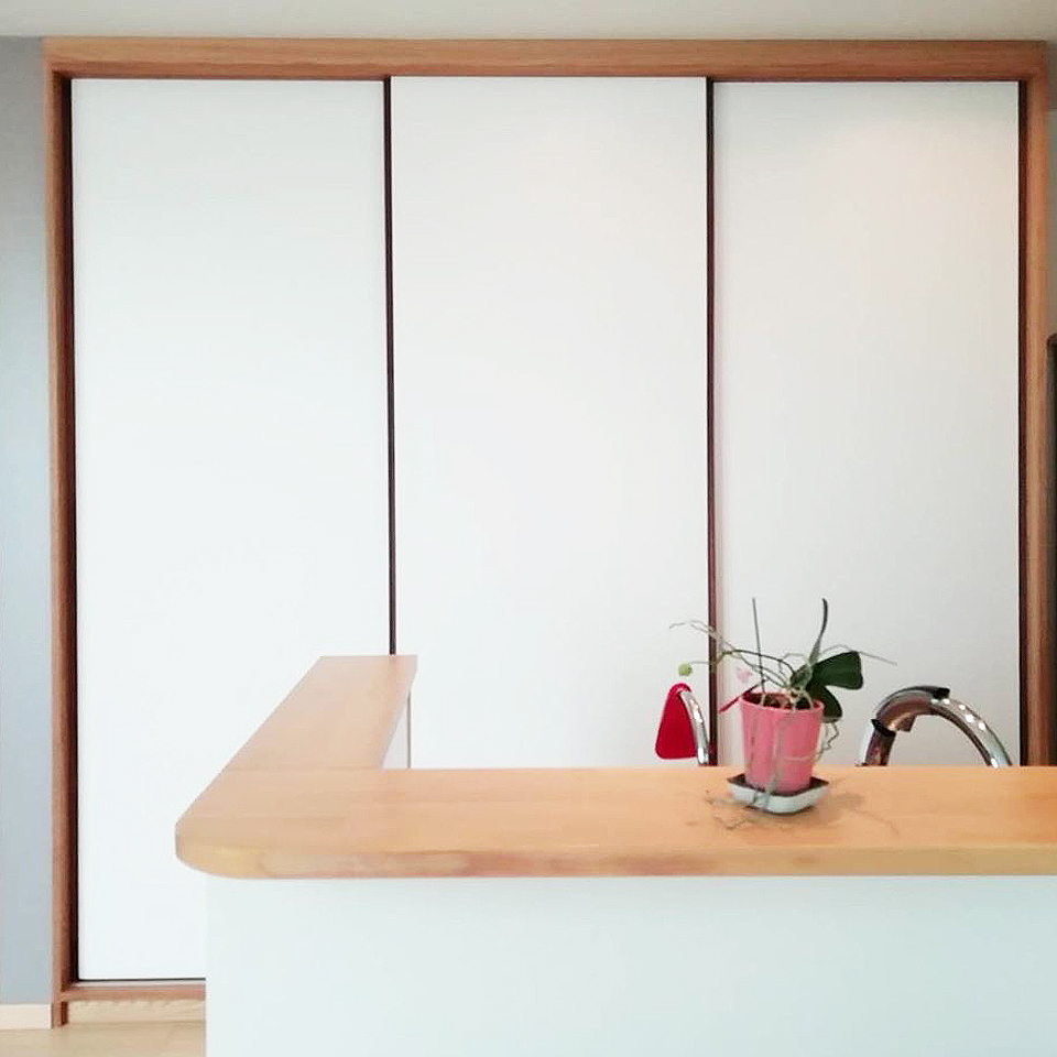 キッチン背面のリフォーム工事