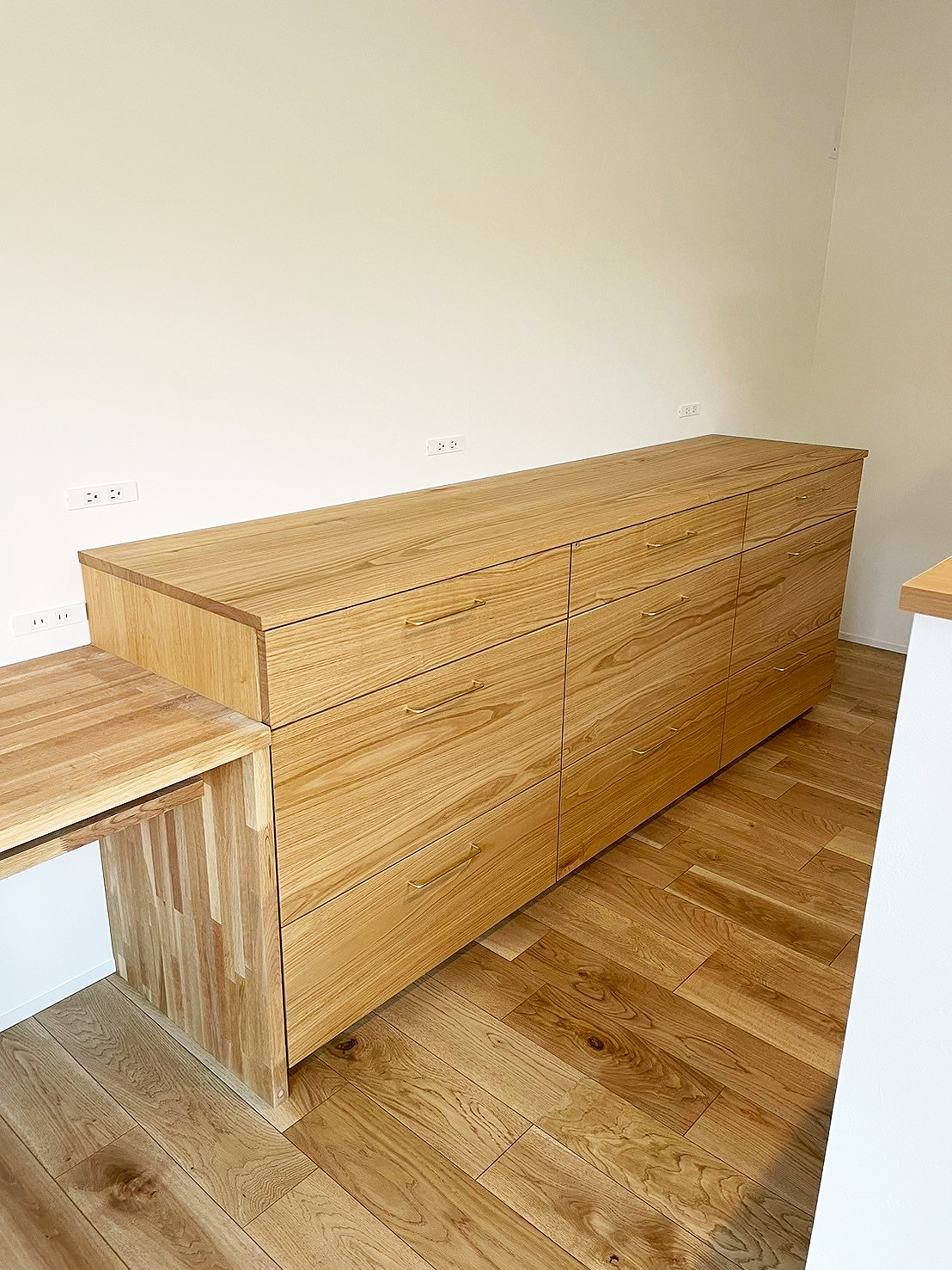 オーダー家具・クリのカップボード／東海・愛知