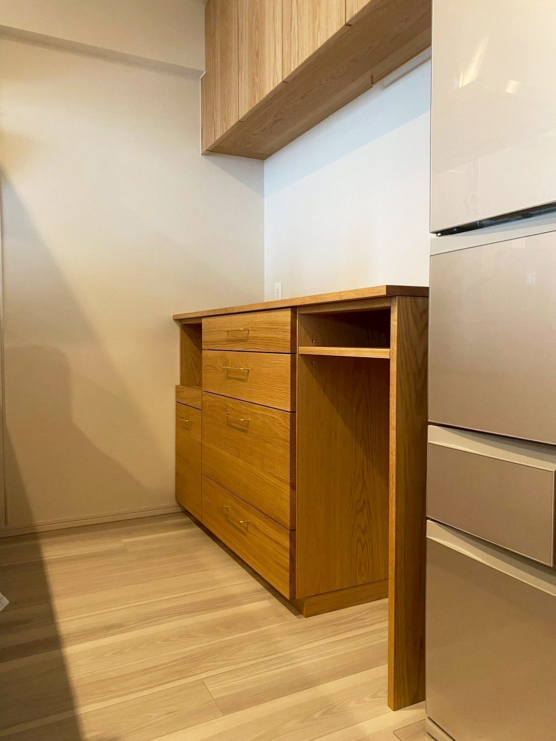 オーダー家具・オークのカップボード／関東・東京