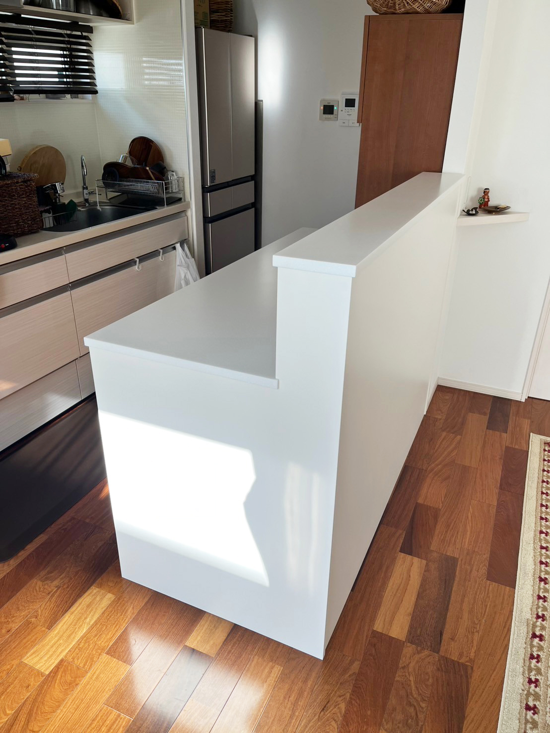 オーダー家具・メラミンのキッチン作業台/関西・大阪