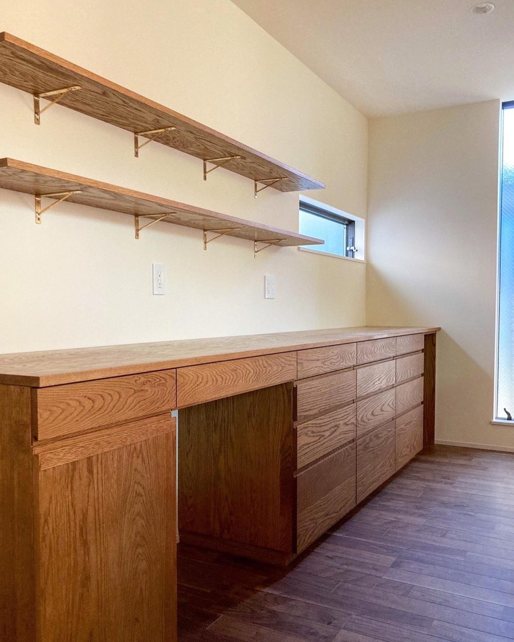 ★送料無料★サイズ変更可能★B4丸穴5段引き出し/オーダー可能 無垢材ナチュラル ☆送料無料☆サイズ変更可能☆B4丸穴5段引き出し/オーダー可能