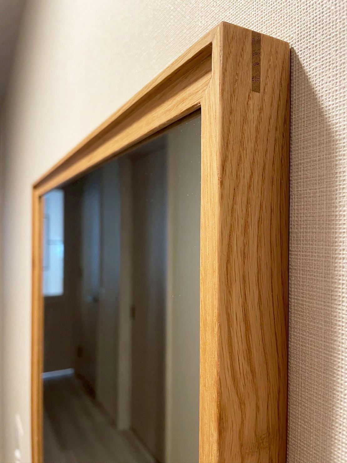 オーダー家具・オークの姿見／関東・東京