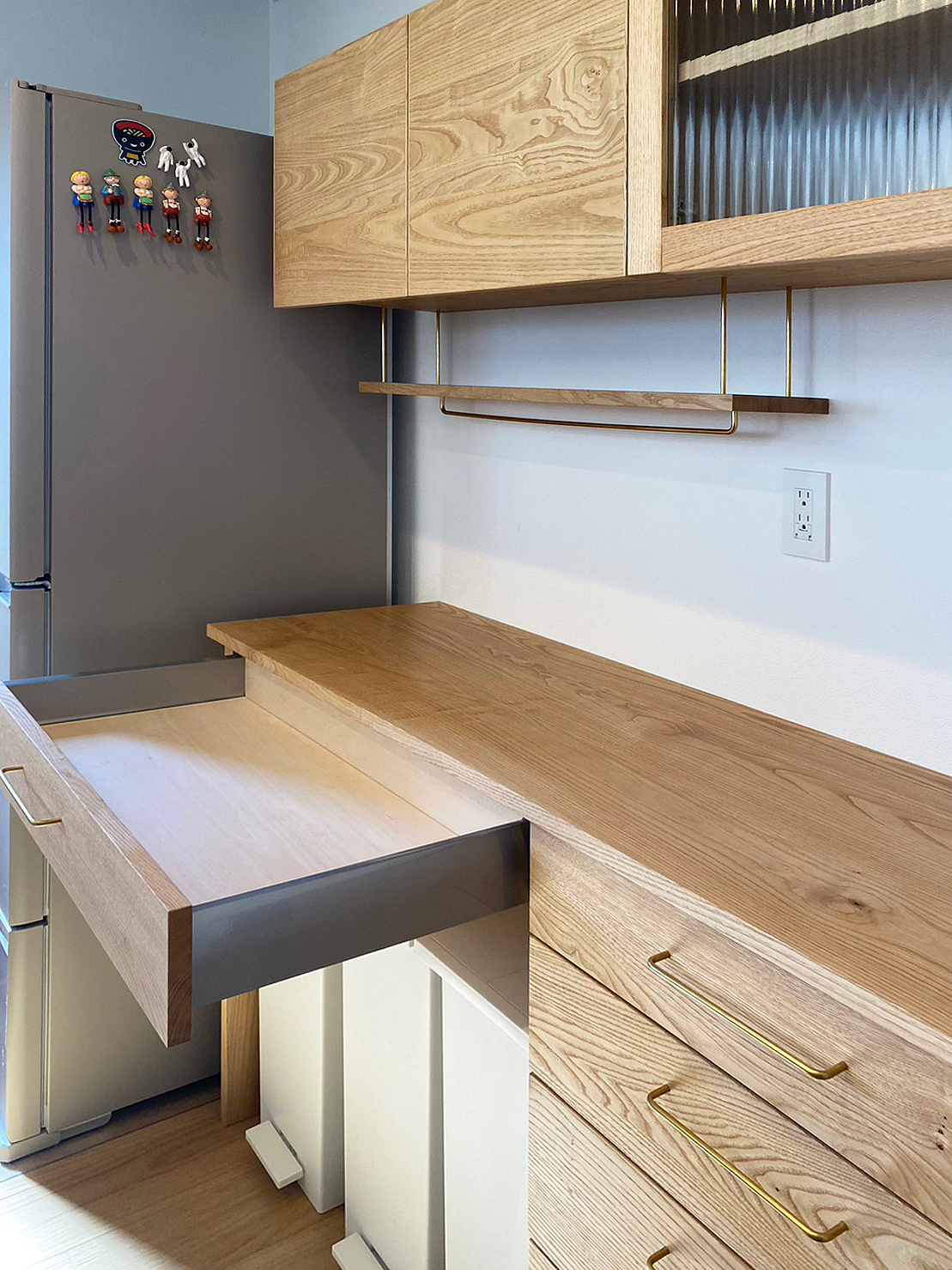 オーダー家具・オークのカップボード／関東・千葉