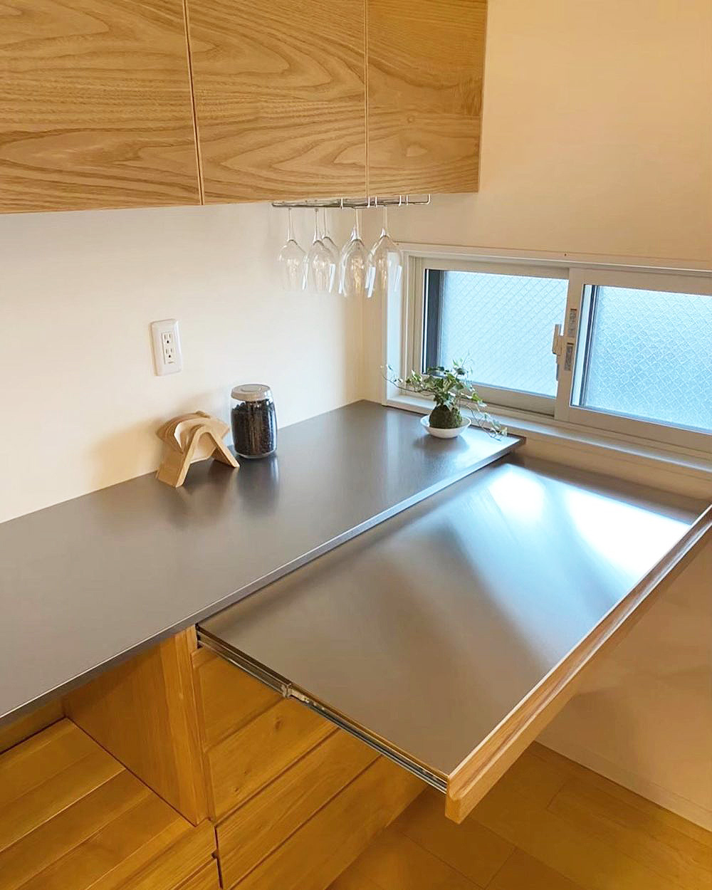 オーダー家具・オークのカップボード/関東・東京