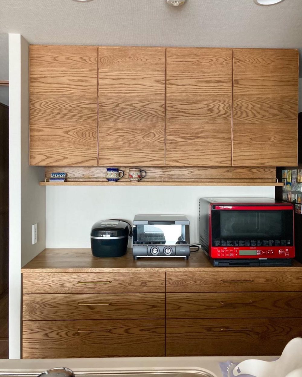 オーダー家具・オークカップボード＋テーブル／関西・大阪