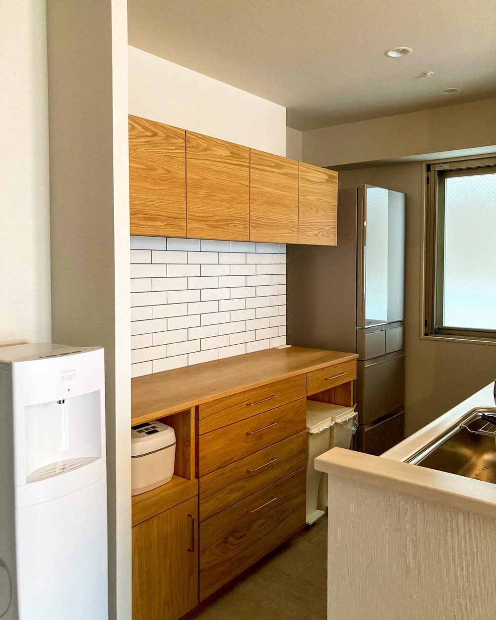 オーダー家具・オークのカップボード/関西・大阪