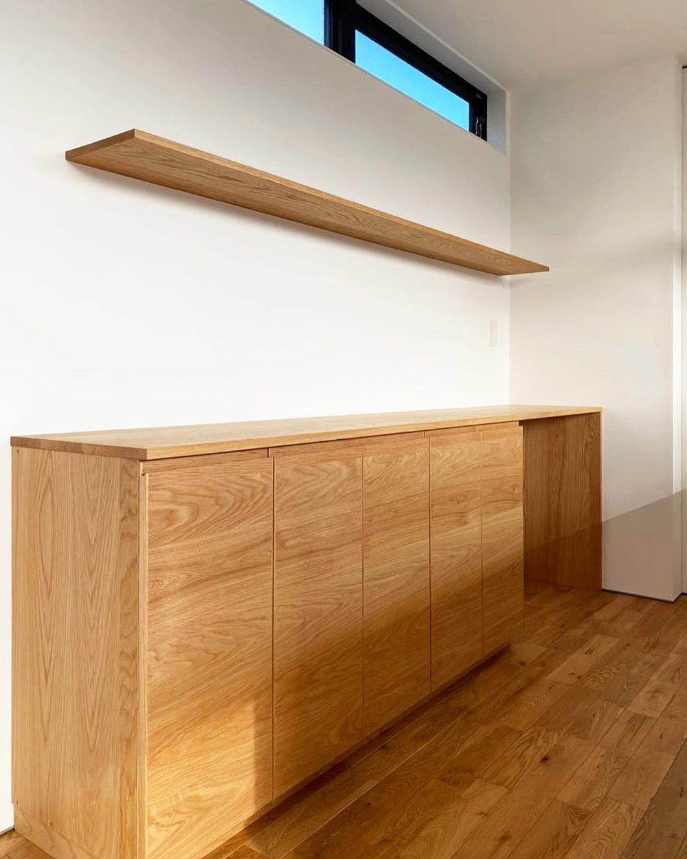 オーダー家具・オークのカップボード／関東・埼玉