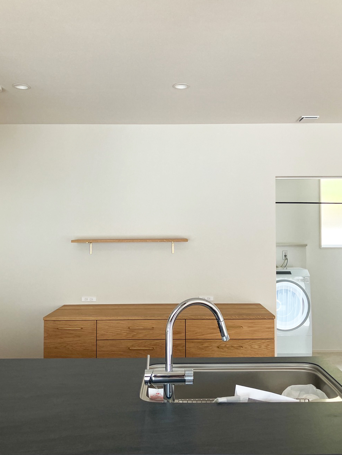 オーダー家具・オークのカップボード