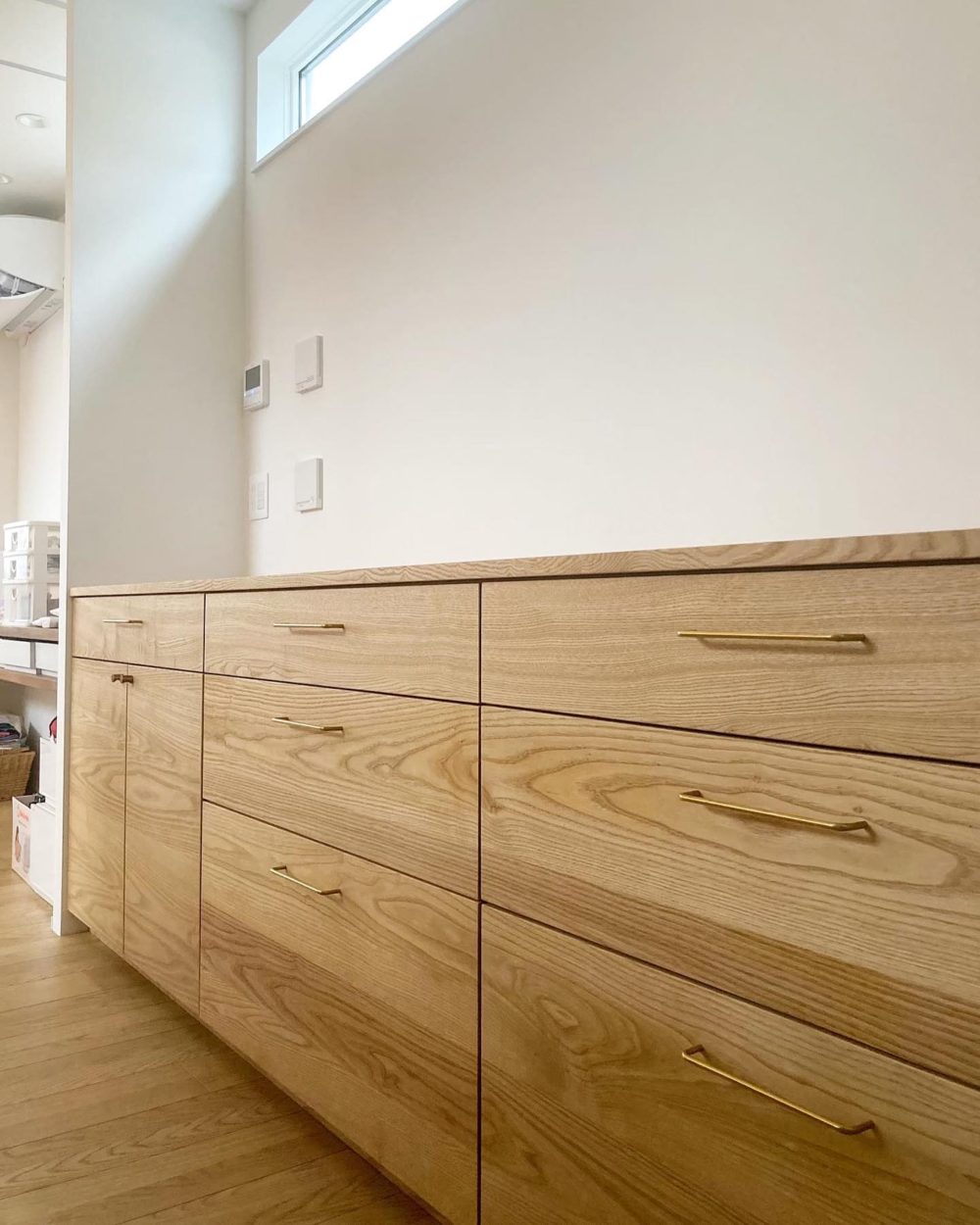 オーダー家具・クリのカップボード／関西・奈良