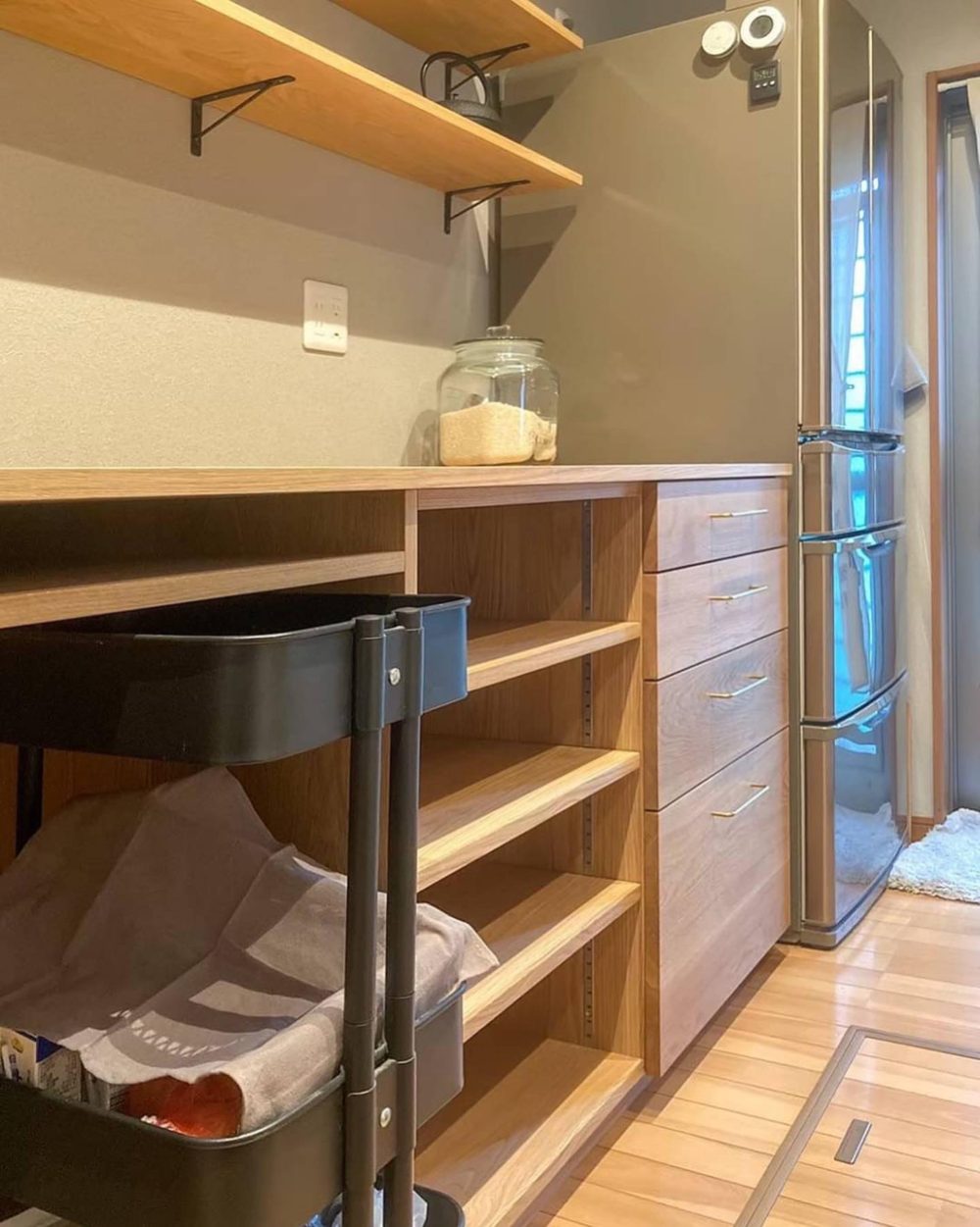 オーダー家具・オークのカップボード／関西・大阪