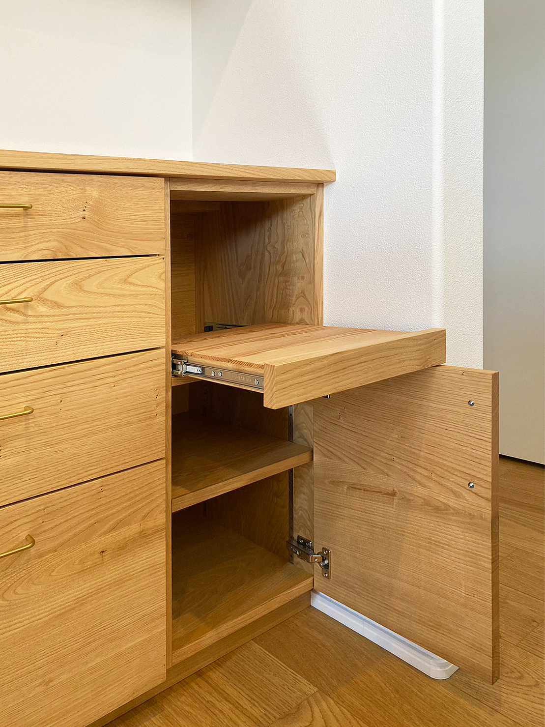 オーダー家具・オークのカップボード／関東・千葉