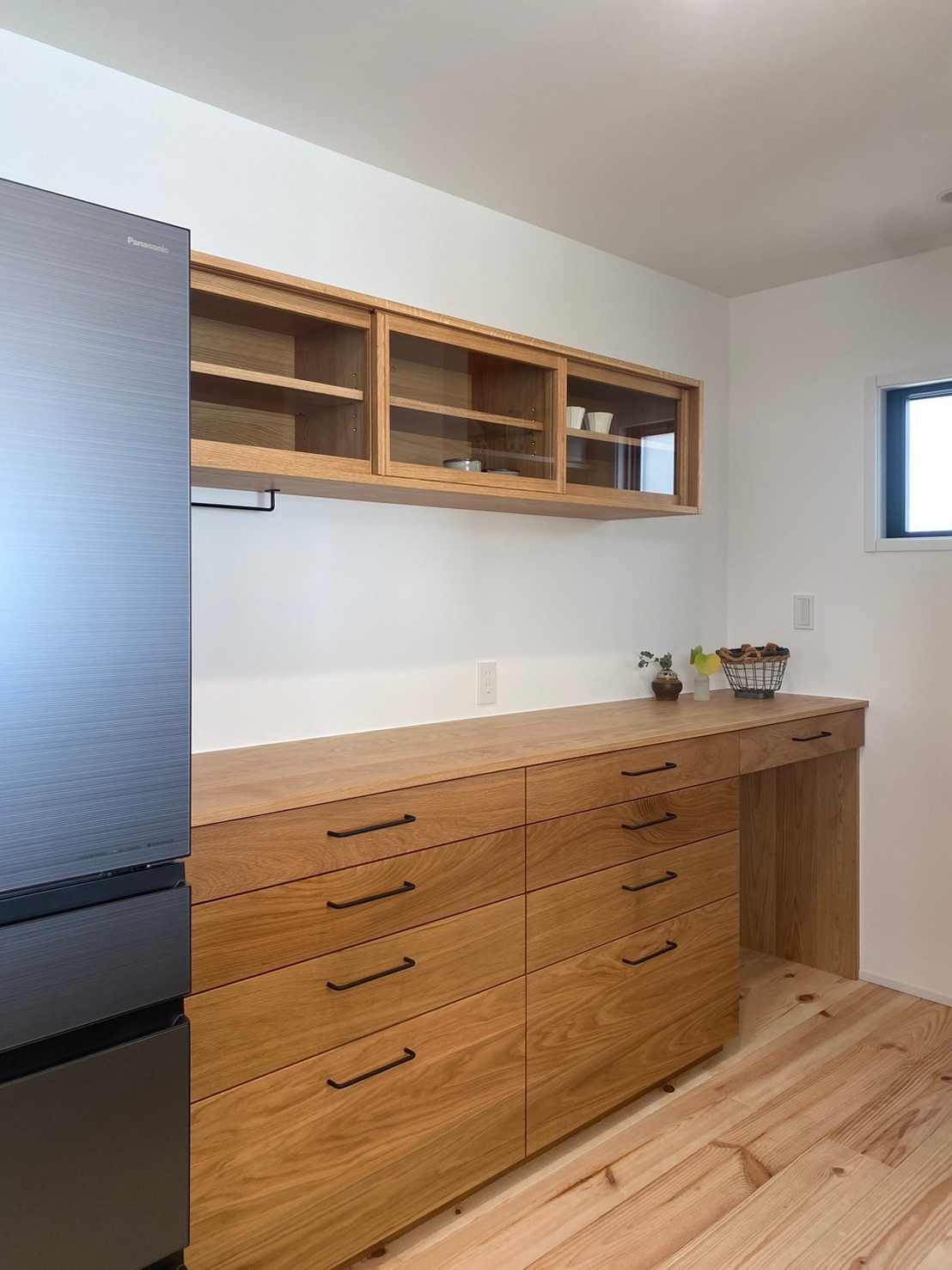 オーダー家具・オークのカップボード／九州・福岡