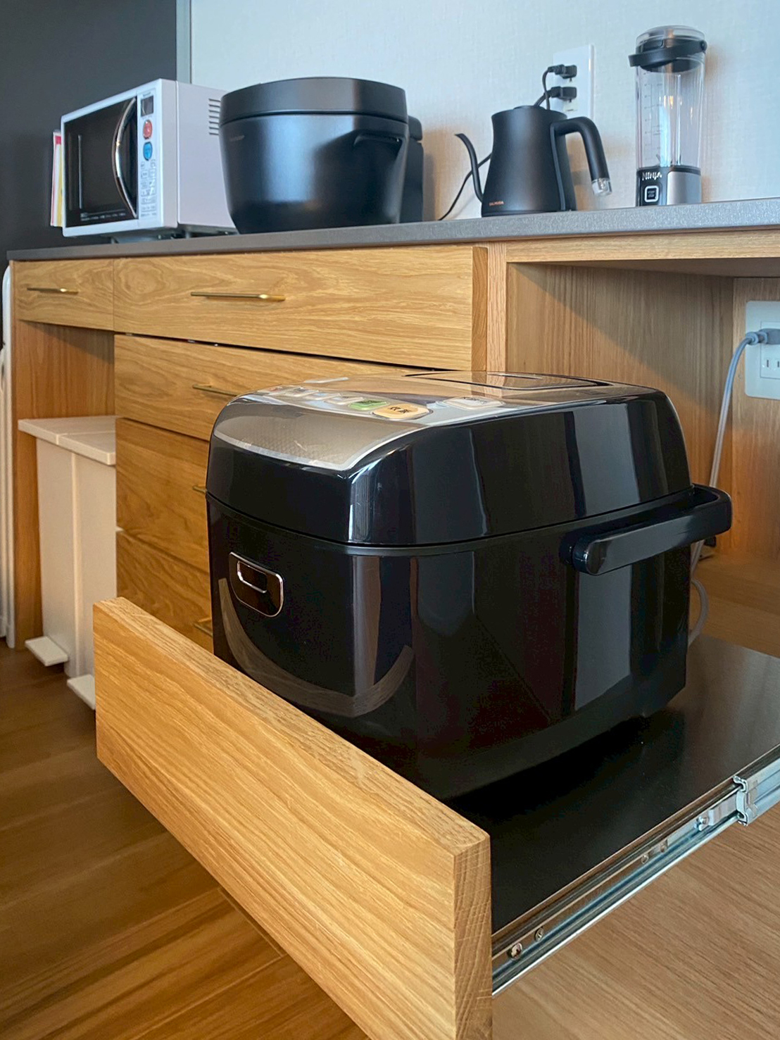 オーダー家具・オークのカップボード／関西・滋賀