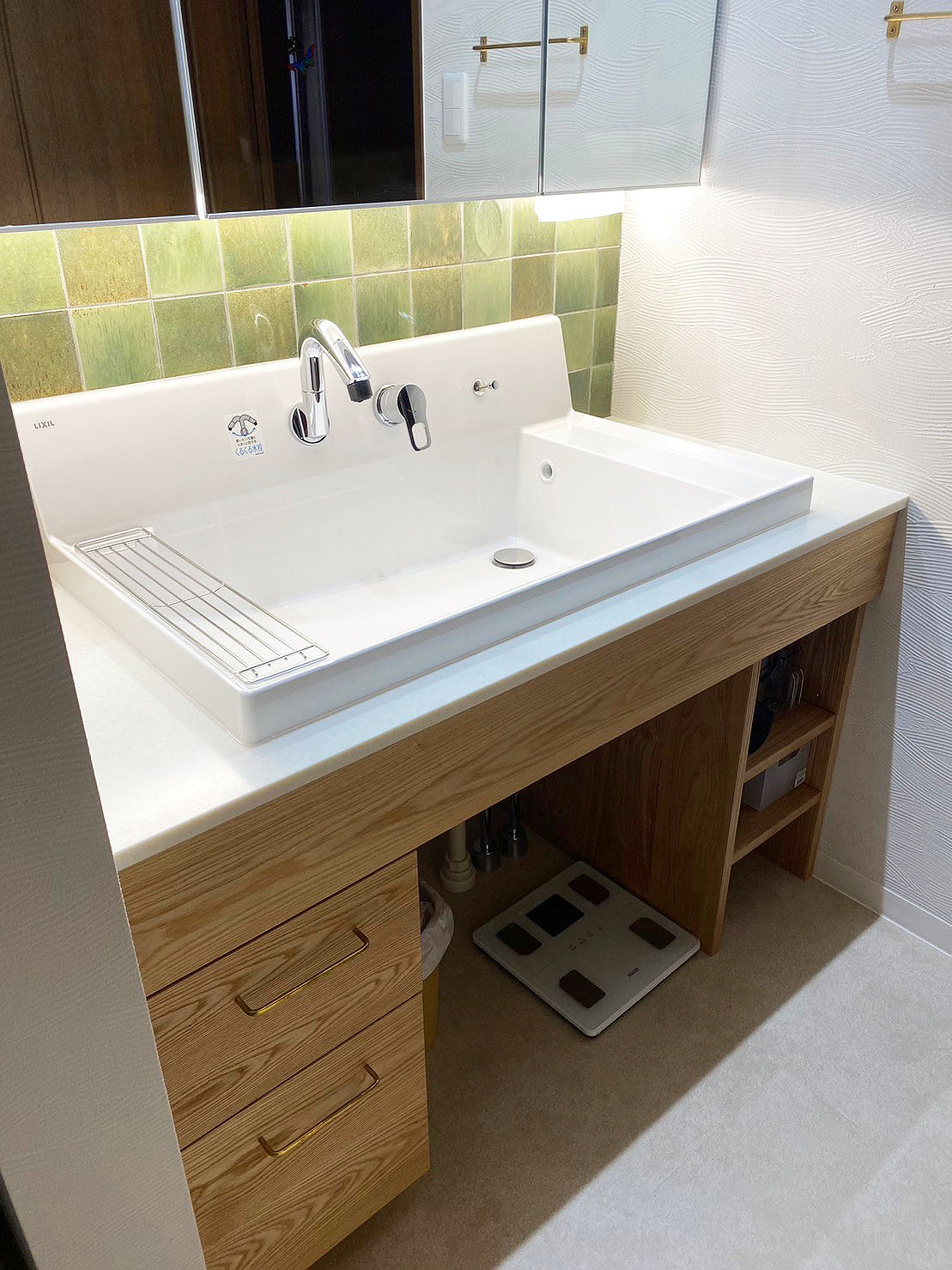 タモの洗面台 /関西・大阪