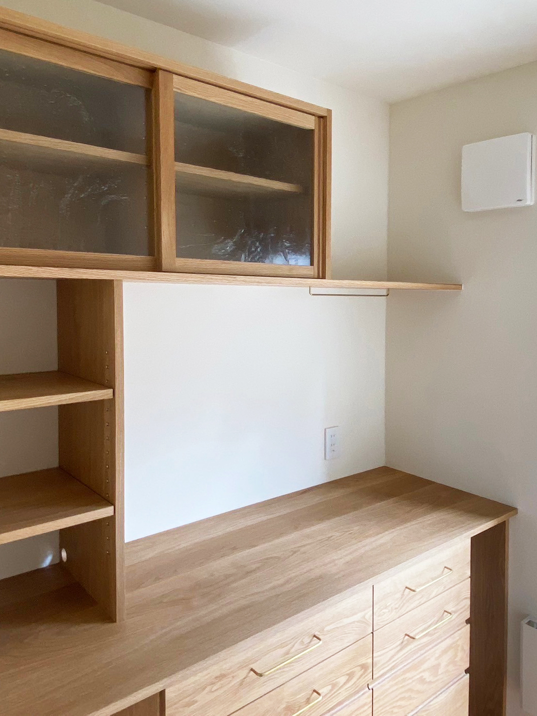 オーダー家具・オークのカップボード／関東・千葉