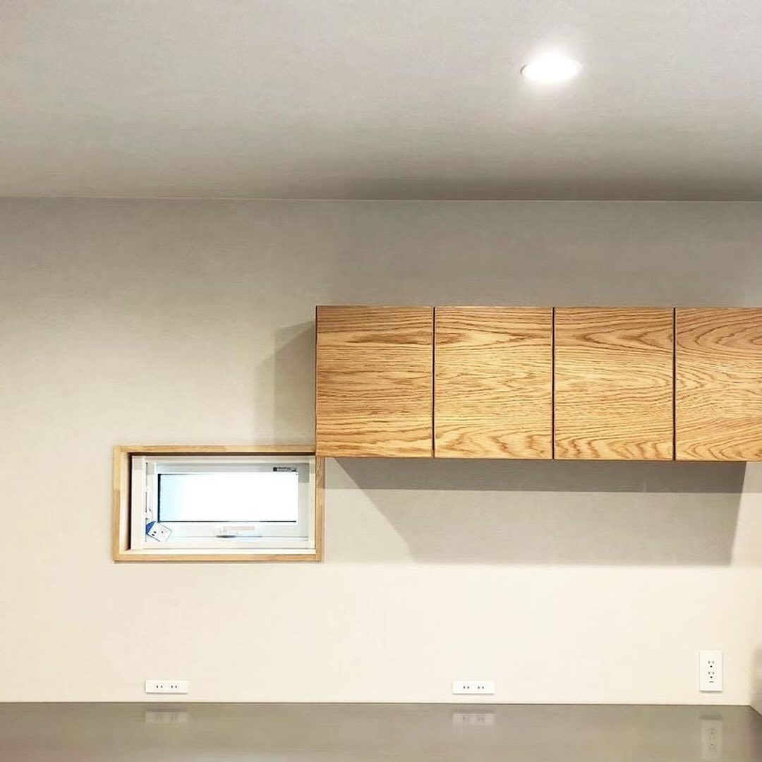 オーダー家具・オークのカップボード／関西・兵庫