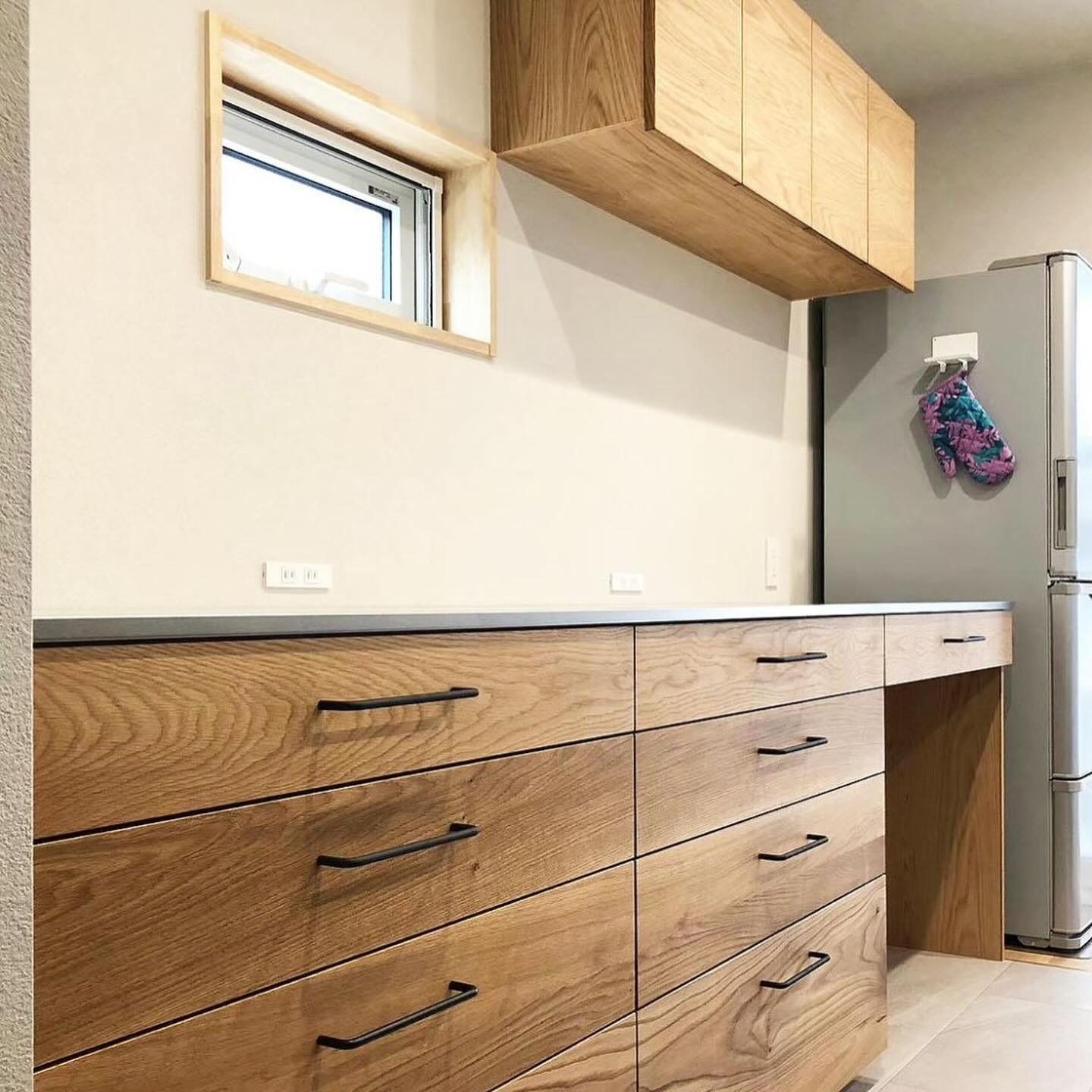 オーダー家具・オークのカップボード／関西・兵庫