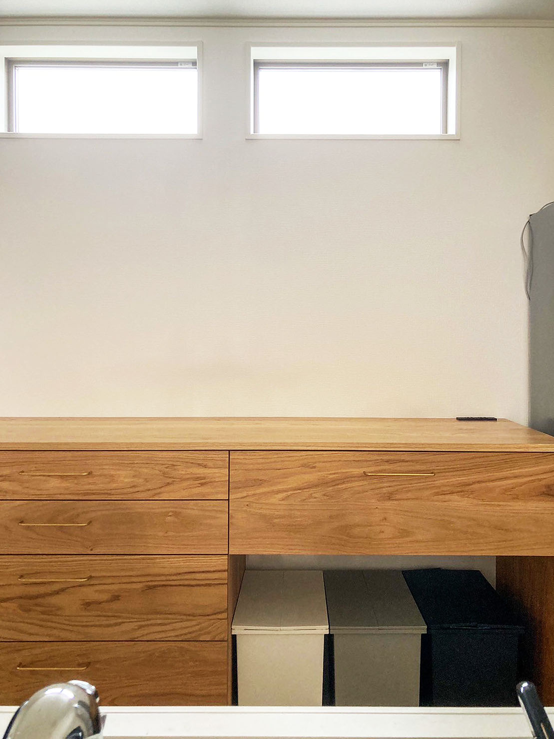 オーダー家具・オークのカップボード／関西・兵庫