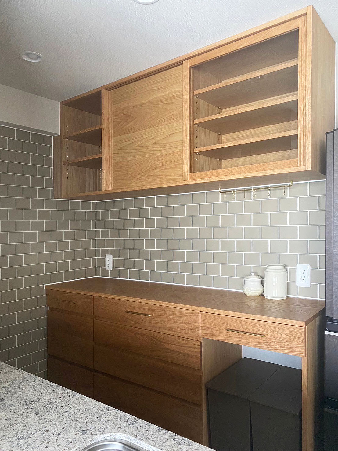 オーダー家具・オークのカップボード／関東・東京