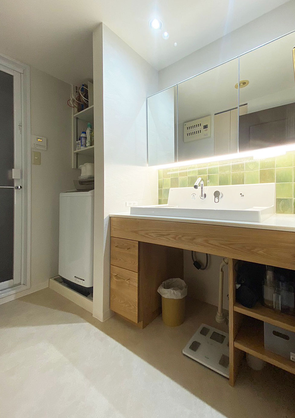 タモの洗面台 /関西・大阪