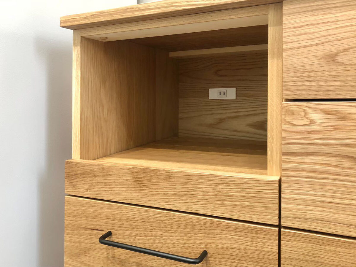 オーダー家具・オークのカップボード／関西・兵庫