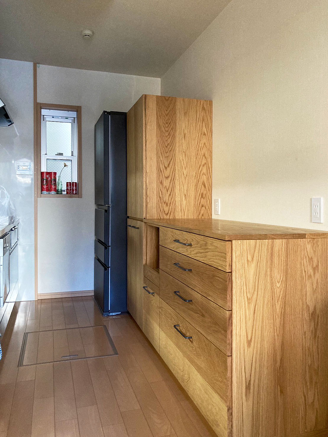 オーダー家具・オークのカップボード/関西・大阪