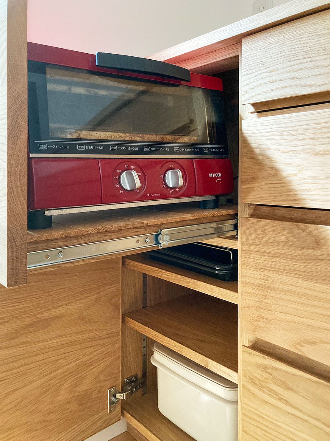 オーダー家具・オークのカップボード/関西・大阪