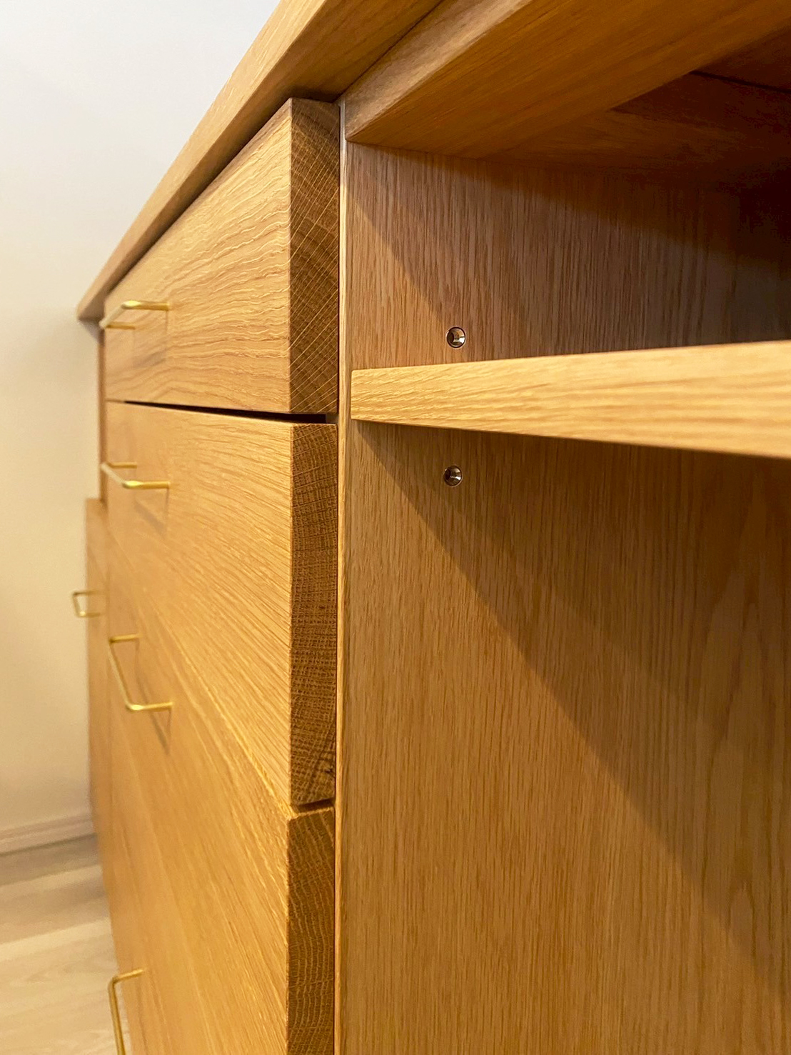 オーダー家具・オークのカップボード／関東・東京