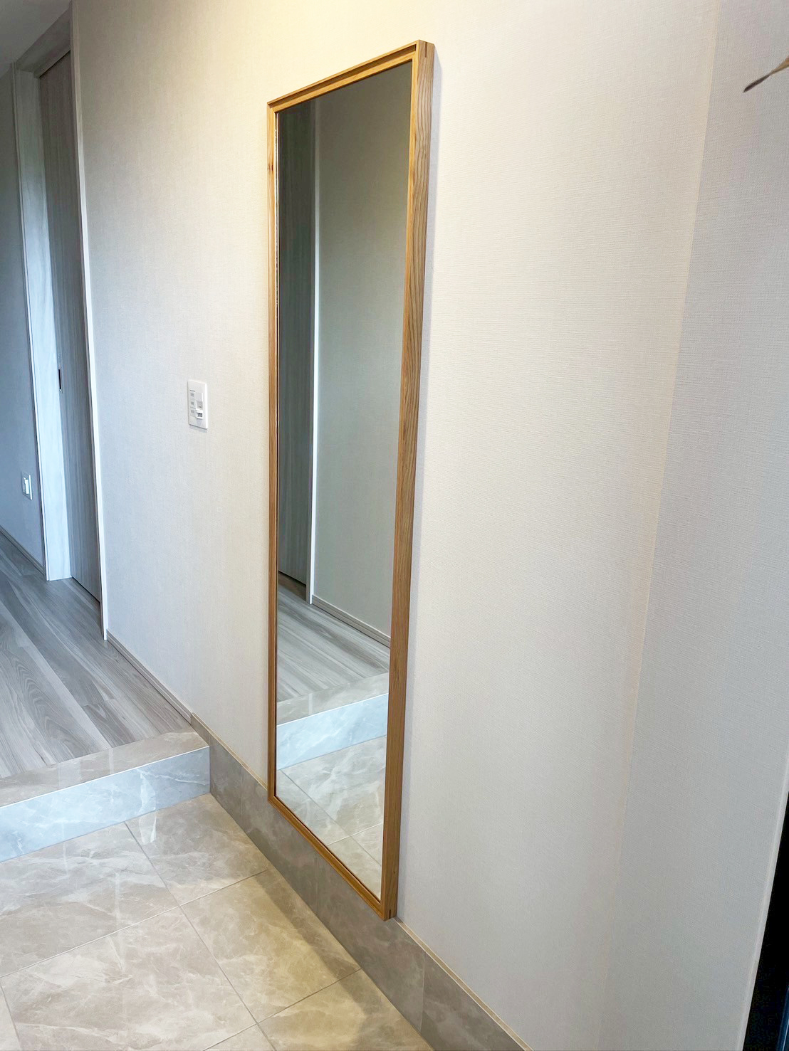 オーダー家具・オークの姿見／関東・東京