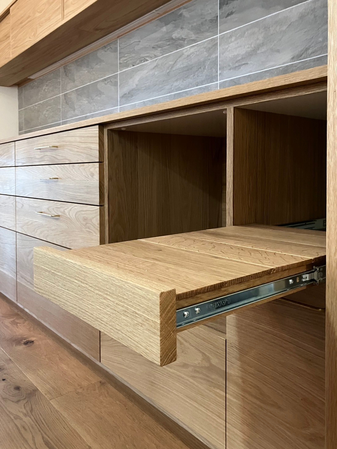 オーダー家具・オークのカップボード/関西・京都