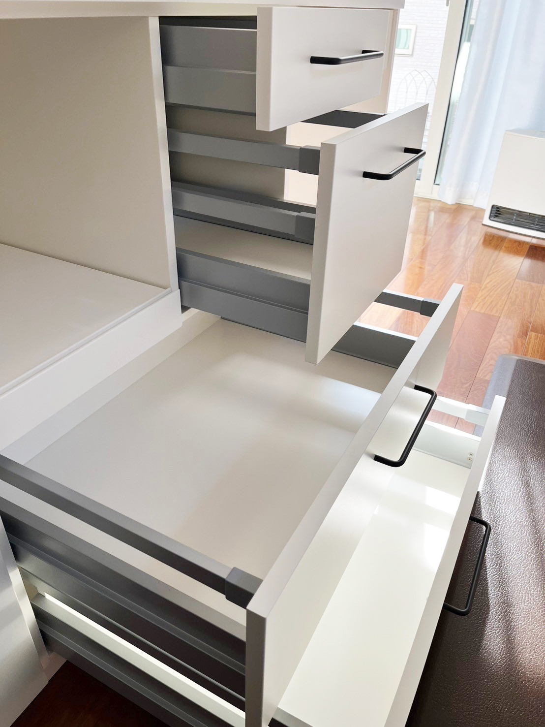 オーダー家具・メラミンのキッチン作業台/関西・大阪