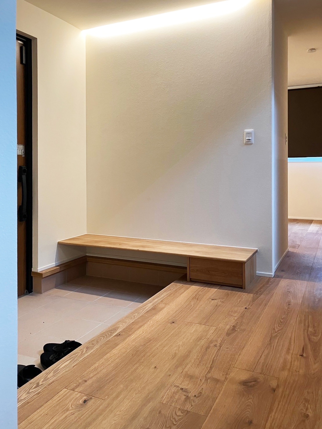 オーダー家具・玄関ベンチ収納/関西・京都 オーダー家具・玄関ベンチ収納/関西・京都