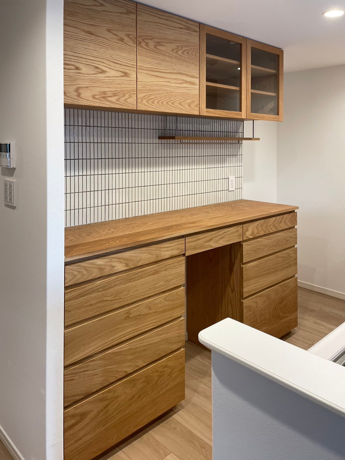 オーダー家具・オークのカップボード/東海・三重