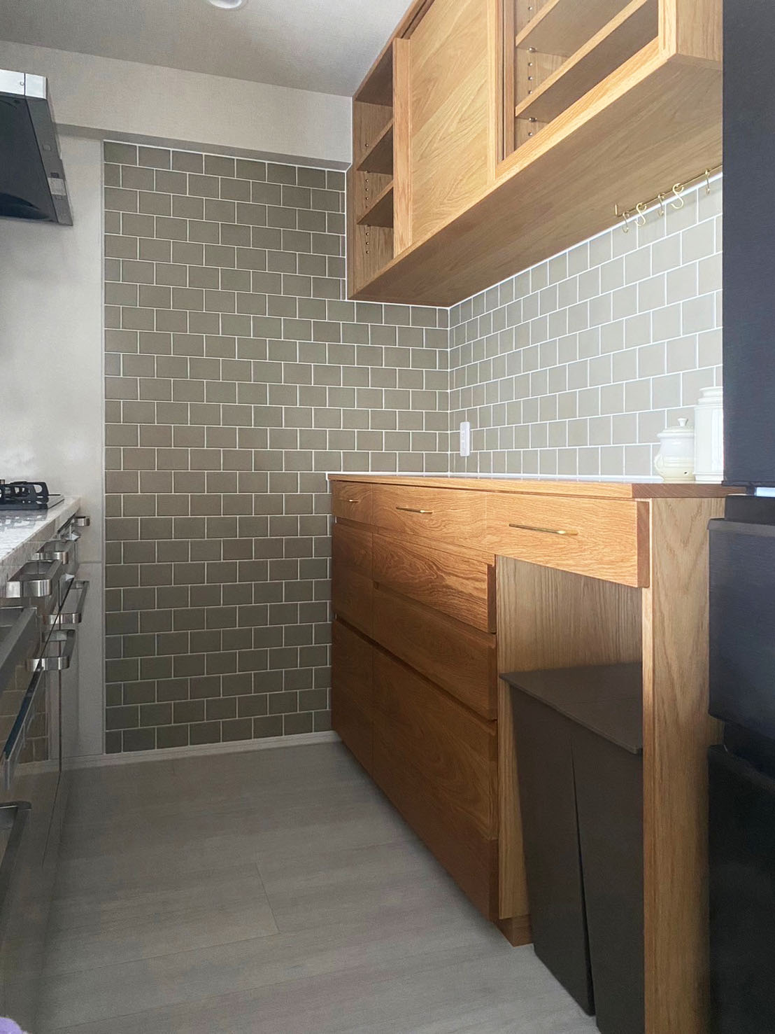 オーダー家具・オークのカップボード／関東・東京