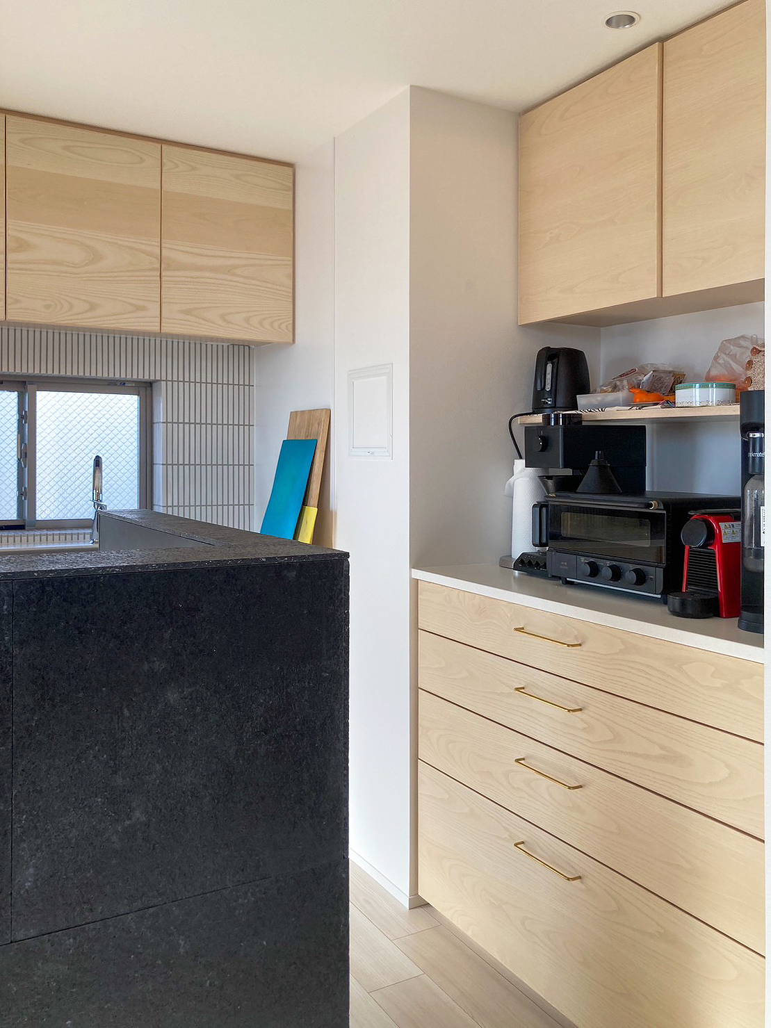 オーダー家具・アッシュのカップボード/関西・兵庫