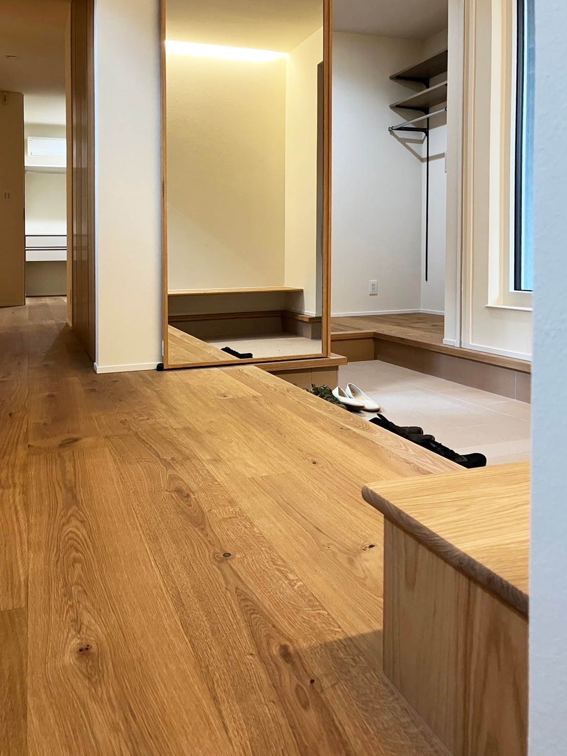 オーダー家具・玄関ベンチ収納/関西・京都 オーダー家具・玄関ベンチ収納/関西・京都