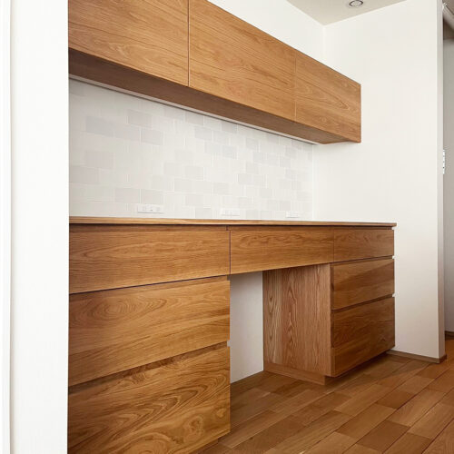 オーダー家具・オークのカップボード/東海・三重