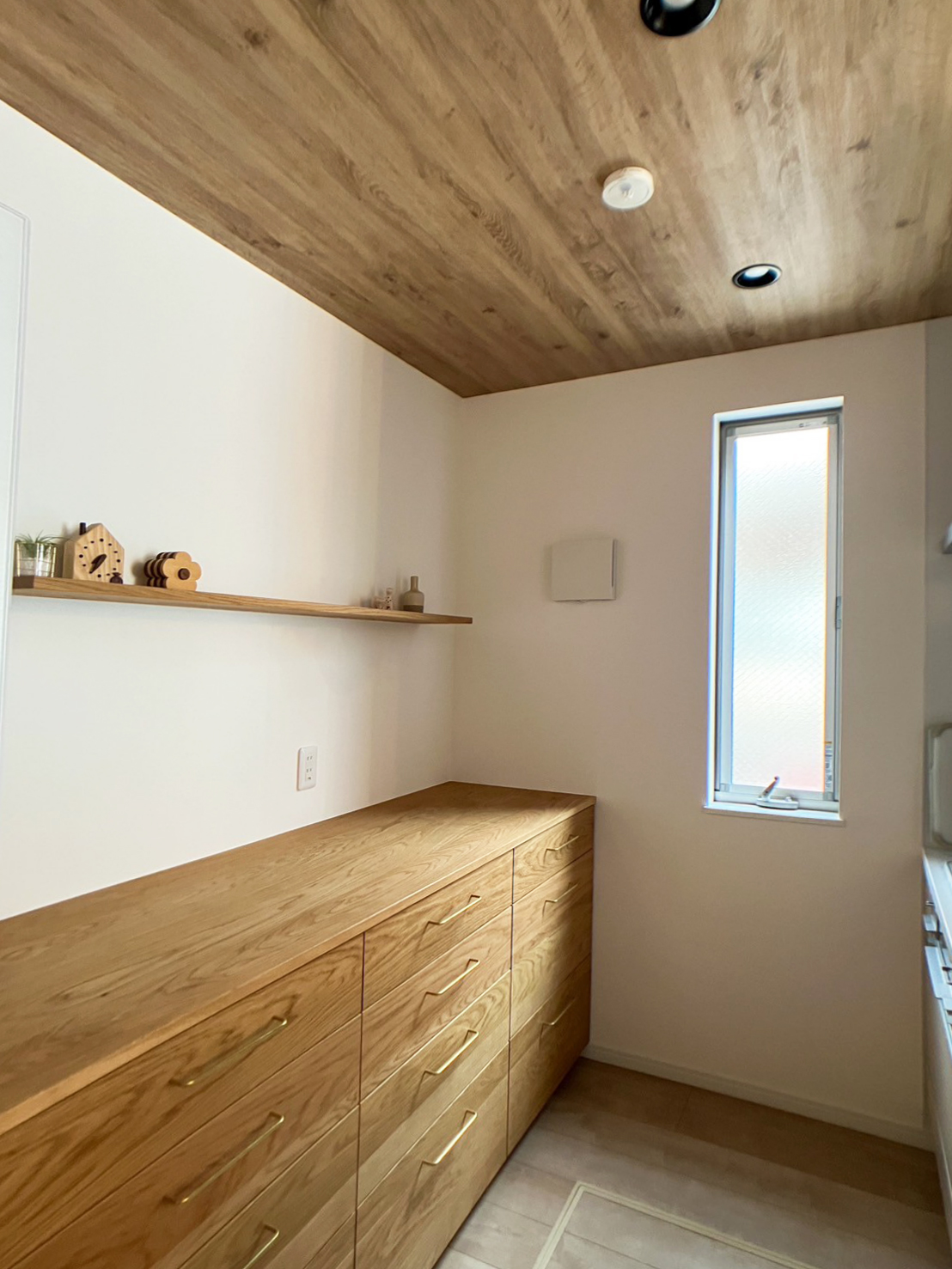 オーダー家具・オークのカップボード／関西・兵庫