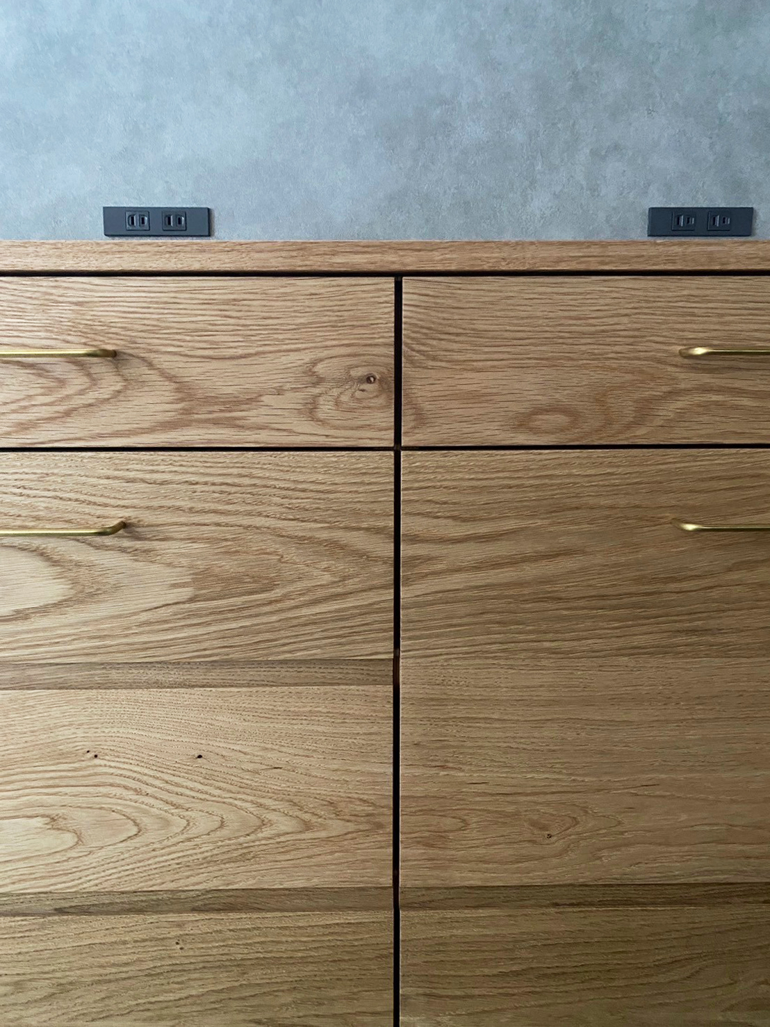 オーダー家具・オークのカップボード／九州・福岡