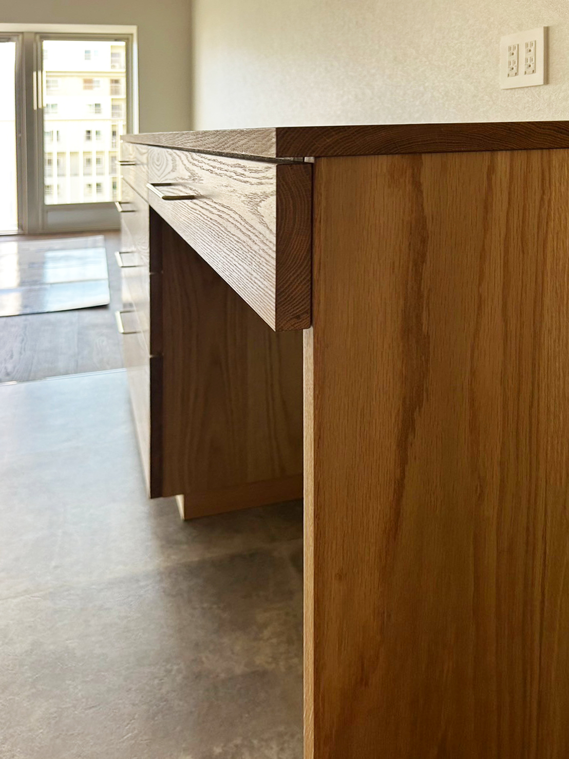 オーダー家具・オークのカップボード／関西・大阪