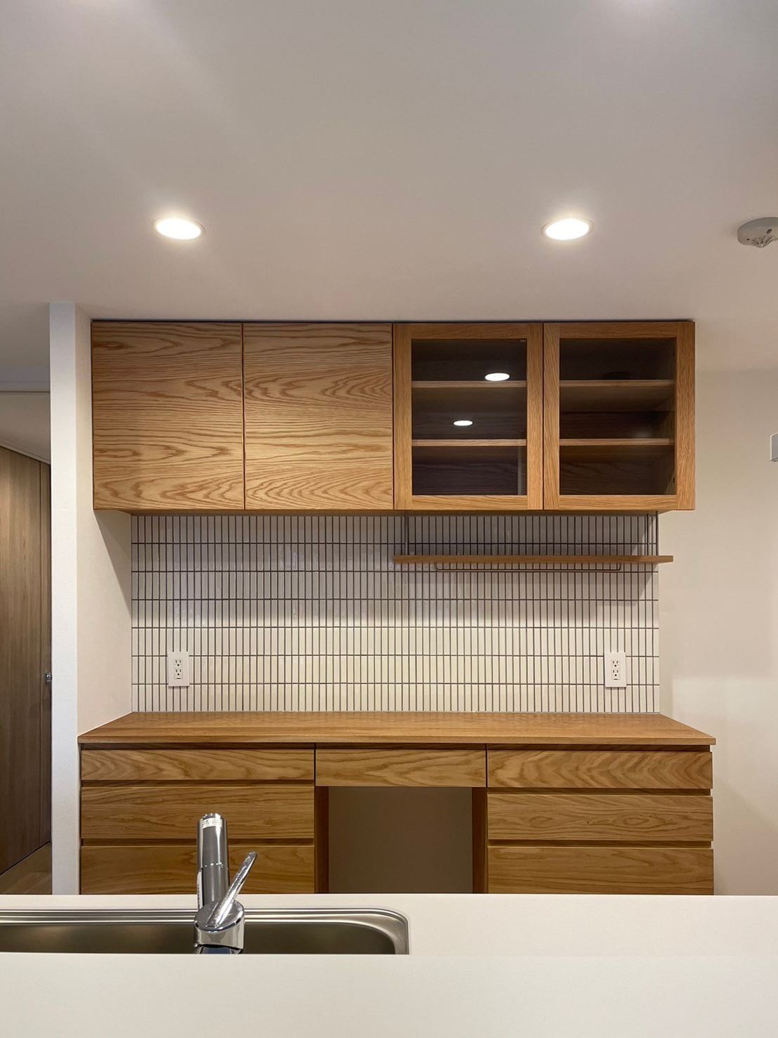 オーダー家具・オークのカップボード/東海・三重