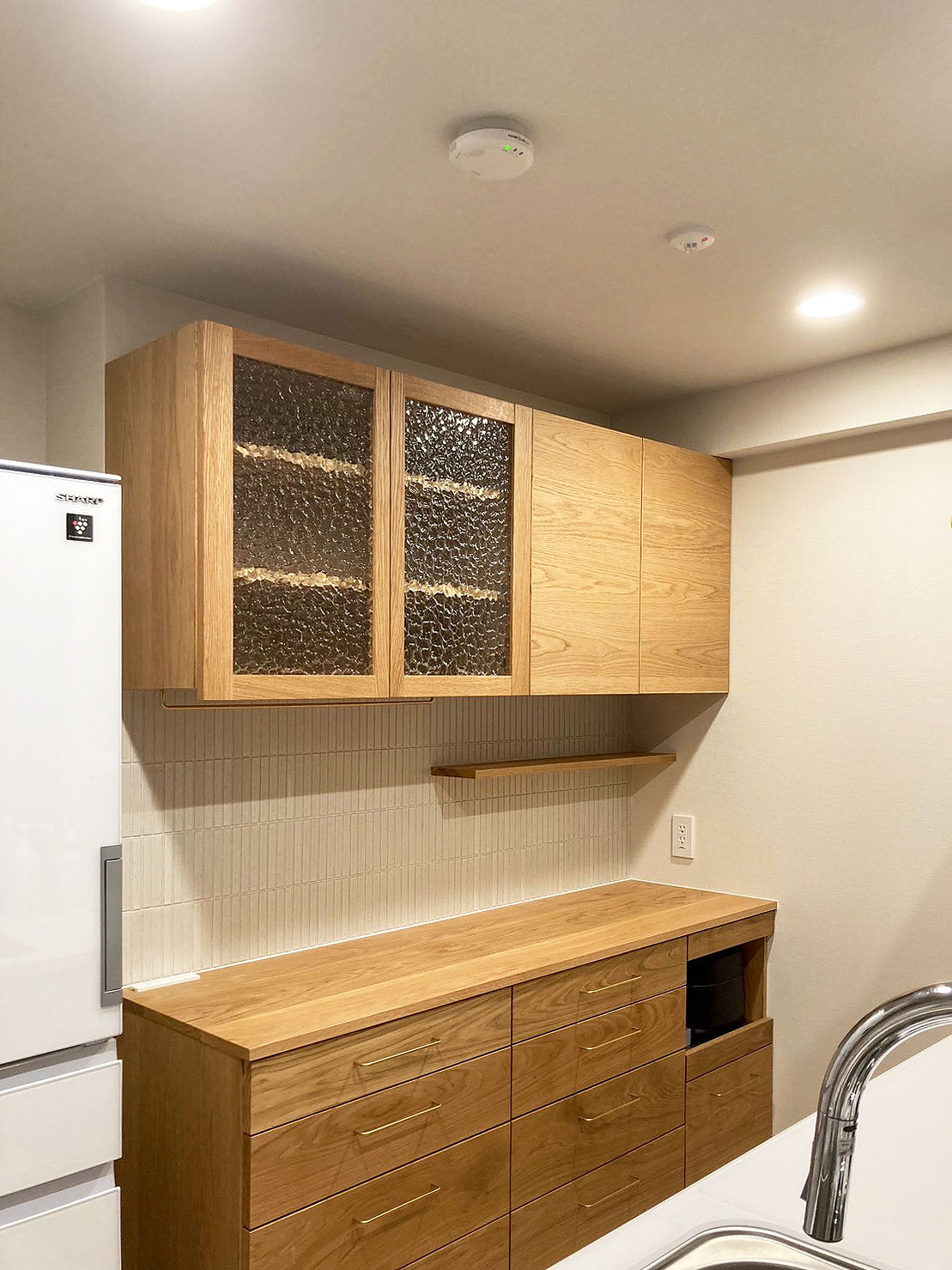 オーダー家具・オークのカップボード/関西・兵庫