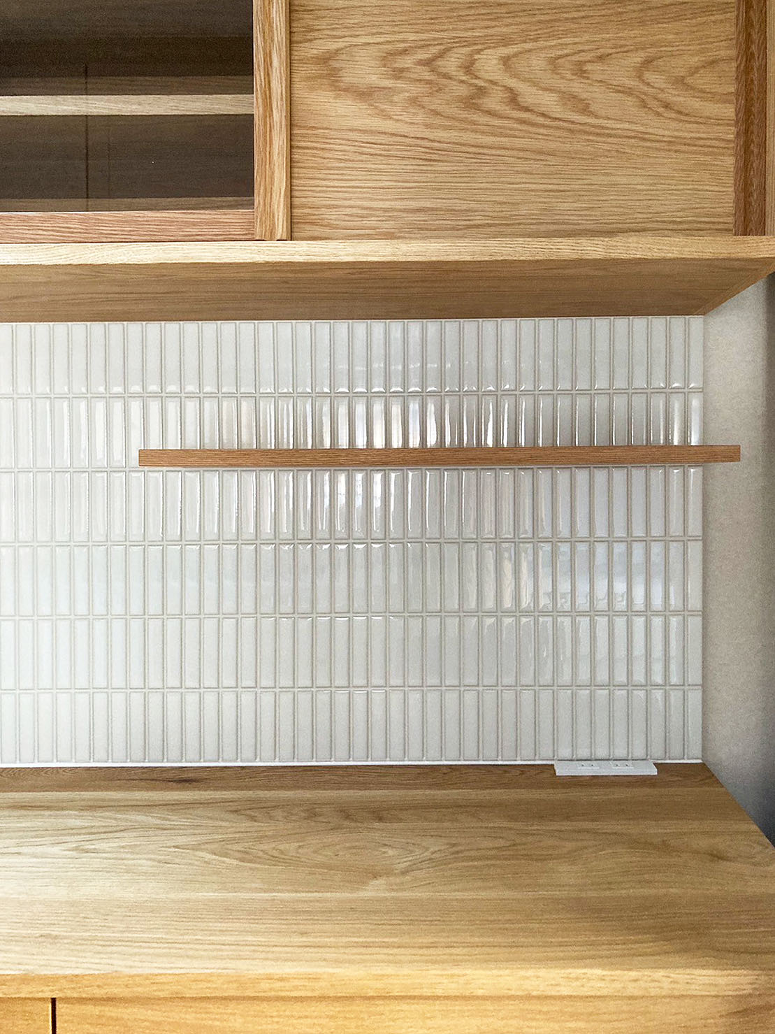 オーダー家具・オークのカップボード／関西・京都